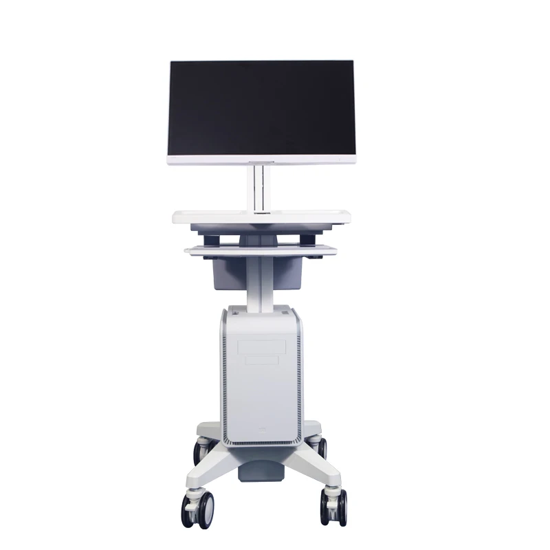 Тележка для медицинского оборудования с регулируемой высотой, тележка «Все в одном» для рабочей станции