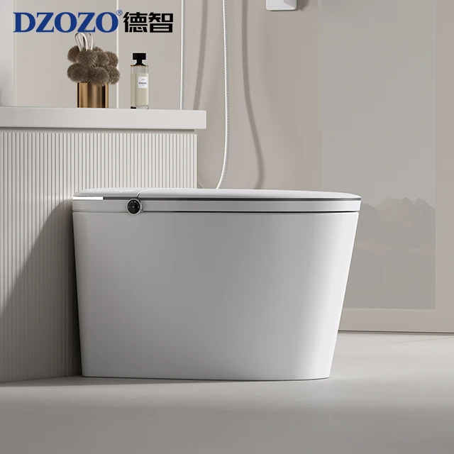 Japanese electronic automatic one piece closestool watermark automatic flushing smart intelligent wc