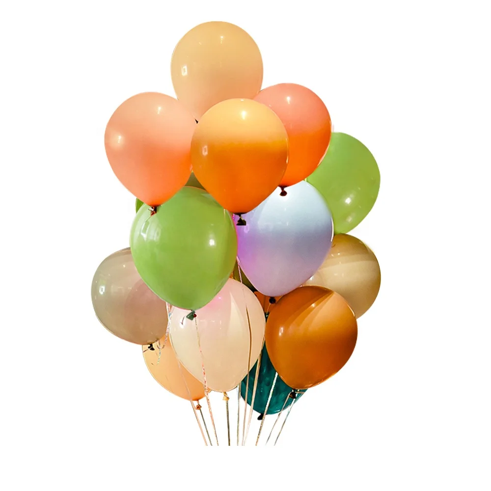 Wholesale 5 10 12 18 36 inch Ballon Happy Birthday Party Decorations Globos Round Latex Retro Color Balloons