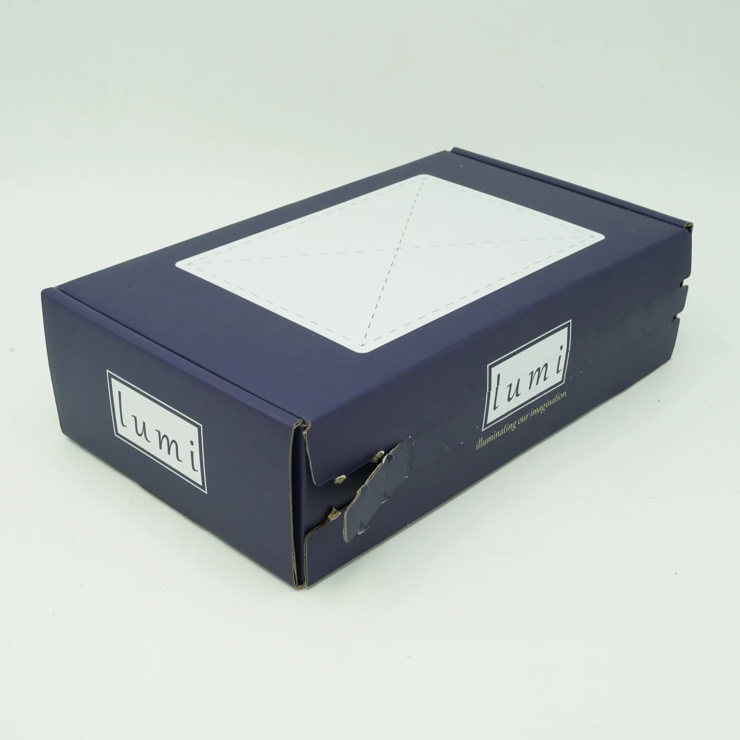 Postal Mailing Adhesive Strip Gift Box Packaging Manufacture Custom Logo Purple Self Seal Mailer Box