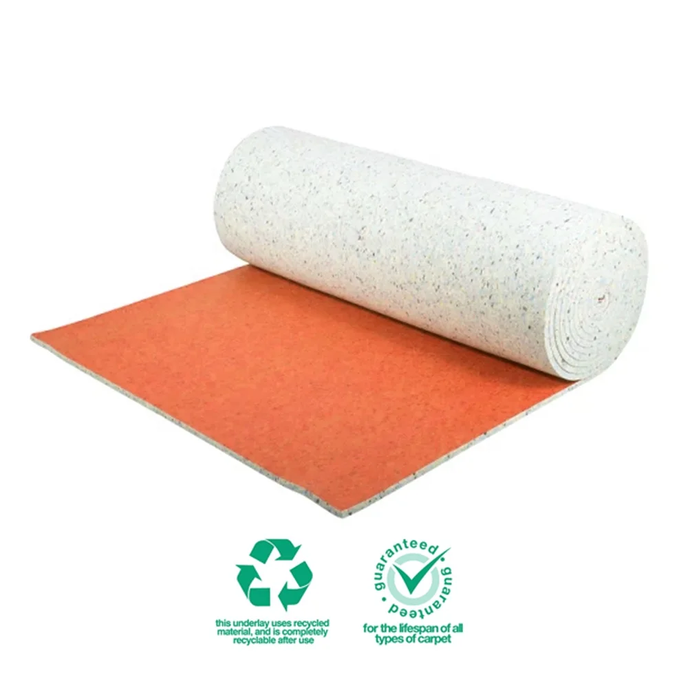 8mm thickness underlay/150kgs density underlay /10mm carpet padding