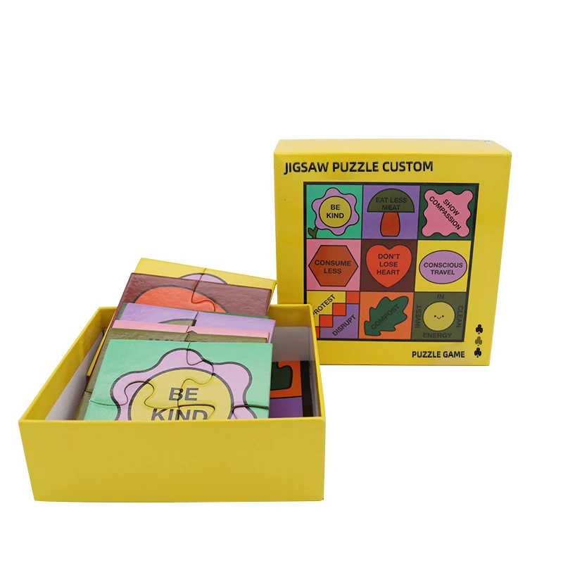 High-quality jigsaw puzzle maker custom childrens jigsaw puzzle 500 piece alphabet puzzle free samples are provided