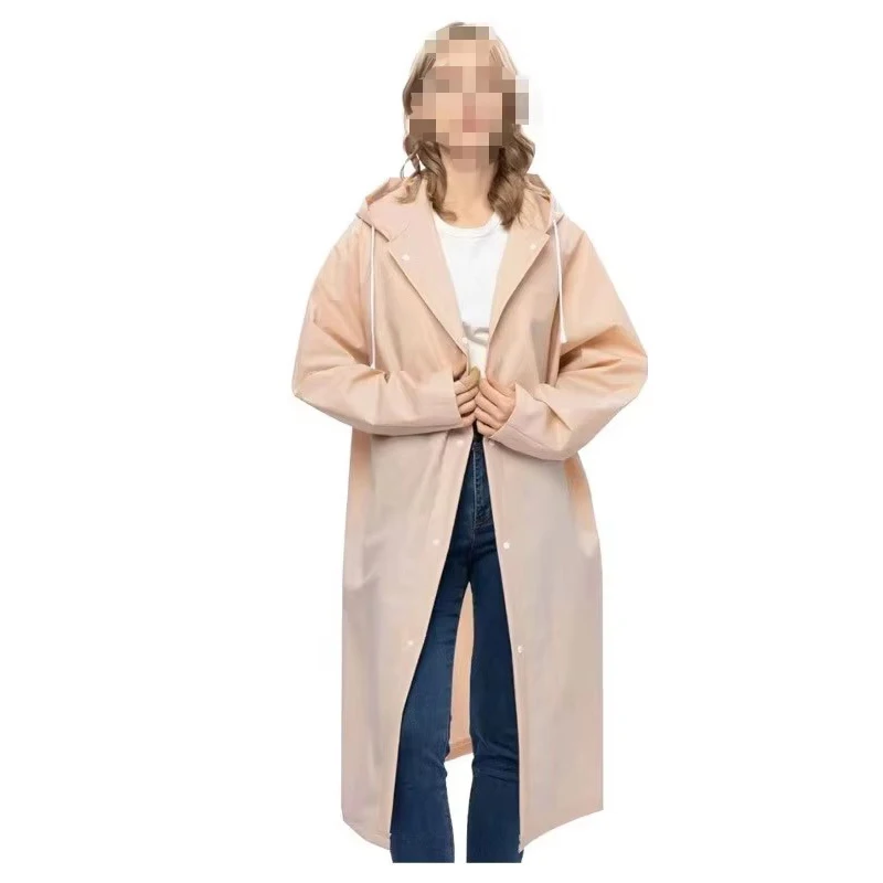 Outdoor Waterproof Clear Raincoat Heavy EVA Fabric Disposable Full Raincoat Overroll Conjoin Raincoat Durable Plastic One Price