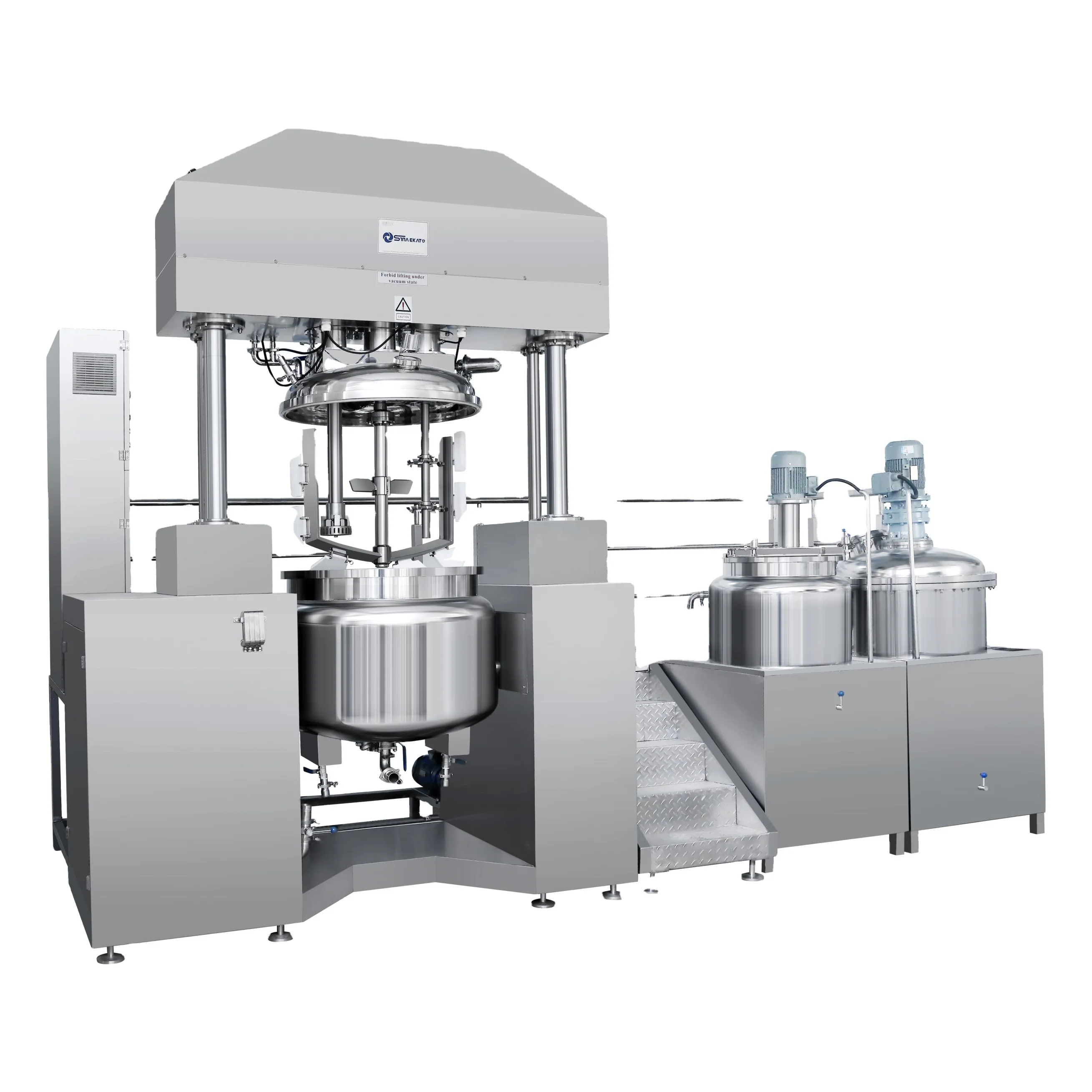 Lustrous Surface Industrial Vacuum Homogenizer Emulsifying Mixer Toothpaste Making Machine with Ce Certification