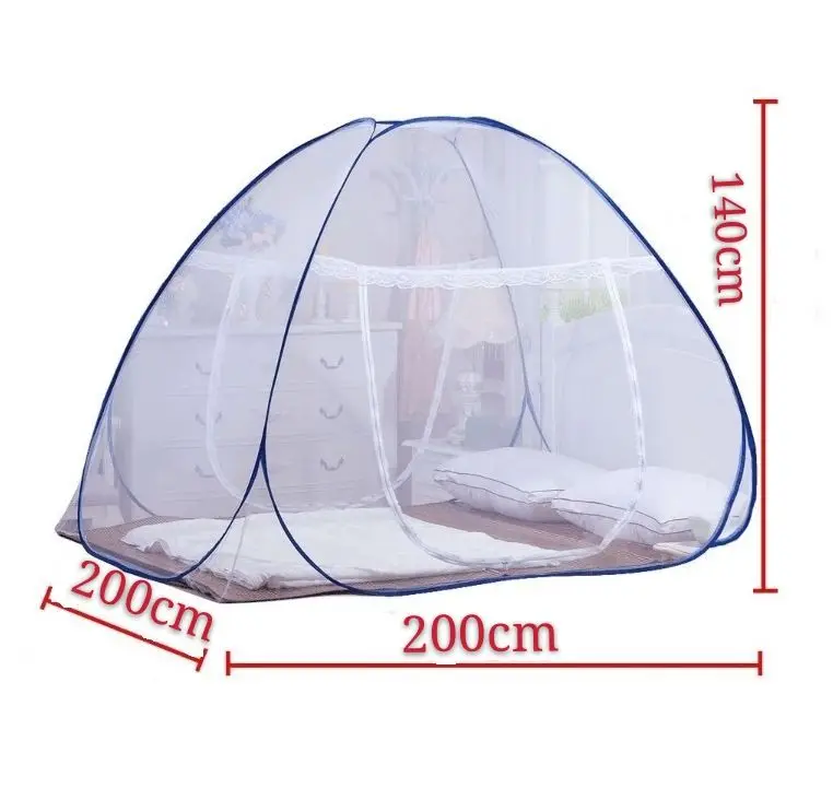 Hot selling Encrypted Installation free Mongol Mosquito net home dormitory cheap roll up