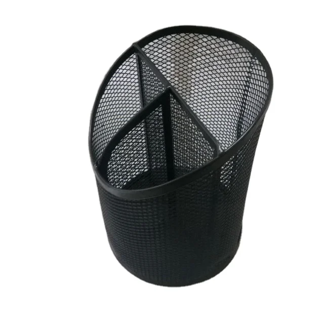 Металлический Сетчатый поворотный держатель для ручек, подставка-Органайзер