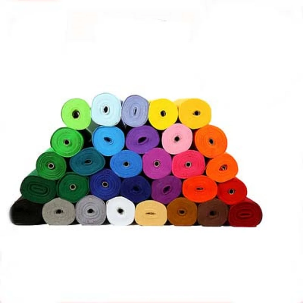Eco-friendly Colorful Non-woven Adhesive Interlining PP Spun-Bond Viscose Technics Leaf Fabric