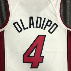 75th  Anniversary  Heat Press Diamond Logo T-shirt Custom Name Wade Butler Herro Adebayo Miami Basketball Jersey Uniforms
