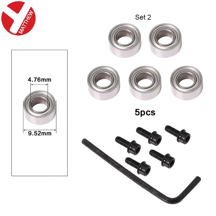Ball Bearing Steel Different Size Router bits Bearing For Replacement