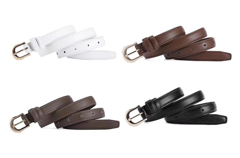 Arrival Fashion Jeans Dress Pants Girls Belt  High Quality New Skinny Belt PU Leather Belt