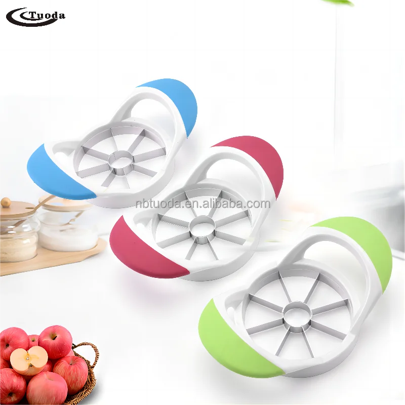 Hot Sale Fruit and  Vegetable Tools Comfort Handle Stainless Steel Blade Apple Slicer Corer Cutter