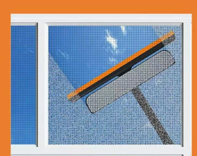 High Quality Multifunction 3 in1 Glass Window Squeegee Cleaner Shower Bathroom Mirror Rubber Wiper