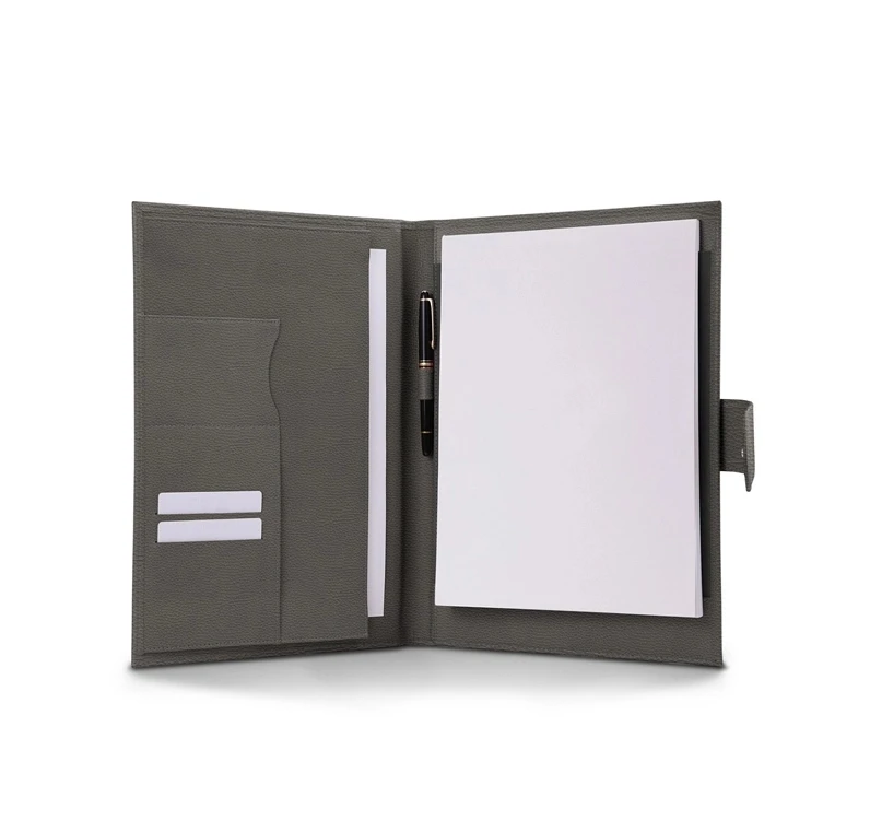 Custom Portfolio Binder Organizer Executive Leather Portfolio Folder