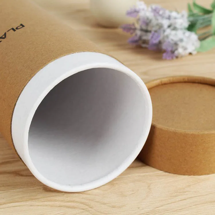 Пользовательская круглая упаковочная коробка для футболок и пуш-ап экологически чистый бумажный контейнер для бальзама для губ