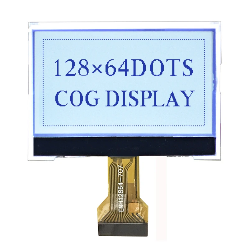 Индивидуальный графический COG ЖК-дисплей с белой подсветкой 128x64 пикселей