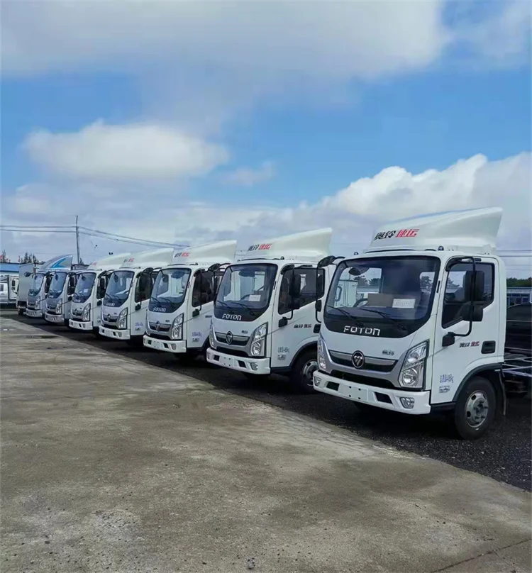 Best Selling Products Light Duty Diesel Power Manual Cargo Box Steel Truck Chassis