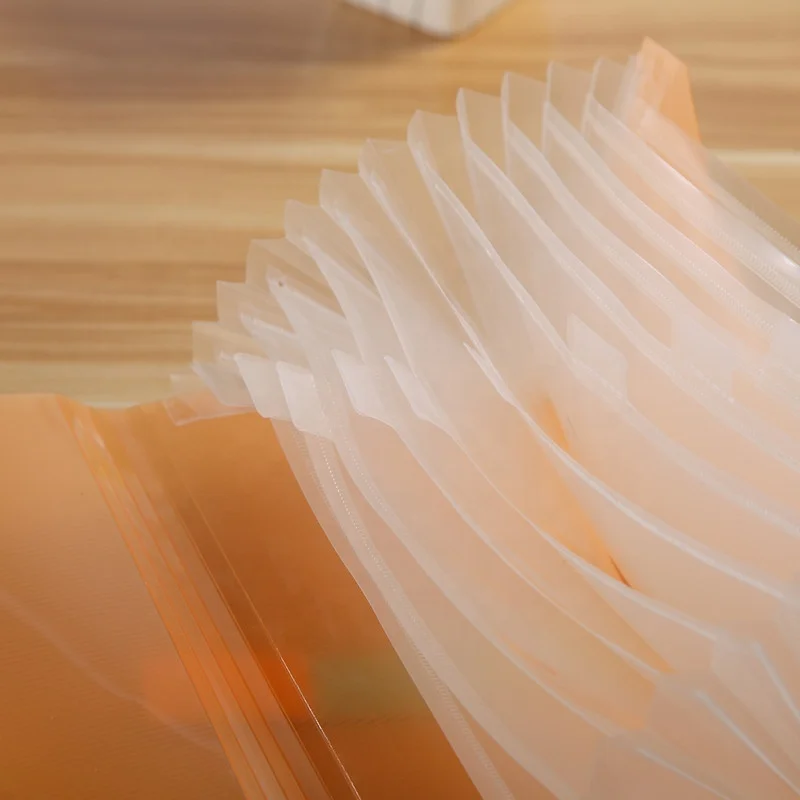 
Plastic Folder Concertina Pocket Pp Bag Document Wallet A5 Expanding File 