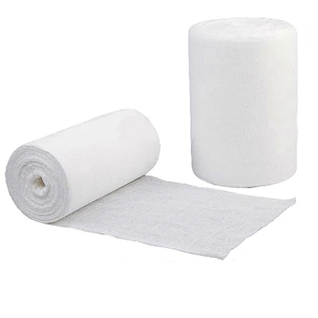 Degreased Absorbent Big Cotton Fabric Roll Bulk Medical dressing100% cotton Jumbo Gauze Rolls White 28*24 Mesh