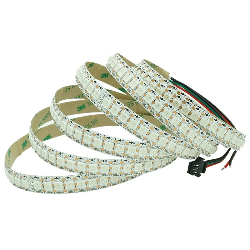 5V Rgb 144LED Remote Adapter WS2812B WS2812 2813 2815 Programmable Full Color Flexible LED Light Strip