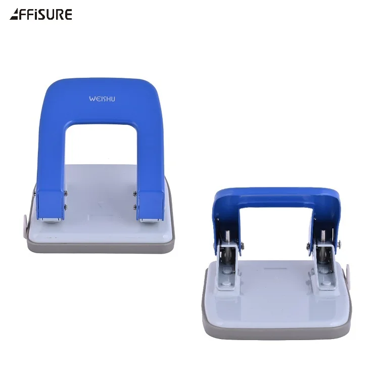 High Quality Hand Metal Two Hole Punch 25 Sheets Capacity Hole Paper Puncher For Desktop