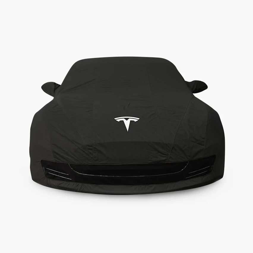 
Universal luxury Satin Spandex Waterproof and UV Protection Tesla Model 3 outdoor Car Cover 