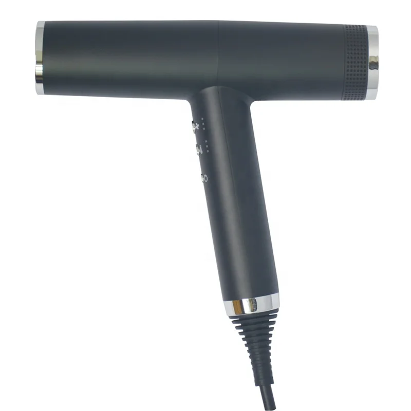 2022 New Arrival T Design Strong Power Leafless Hair Dryer BLDC Motor Slim Smart Hair Blow Dryer