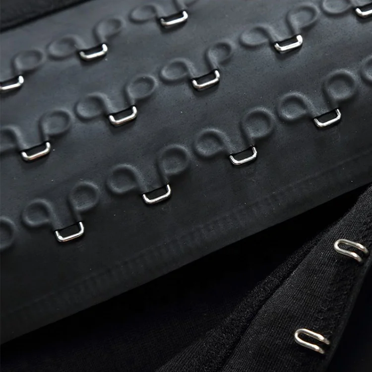 
3016 Women 3 Hooks 9 Steel Bones Latex Waist Trainer Shaper with Latex Hooks 