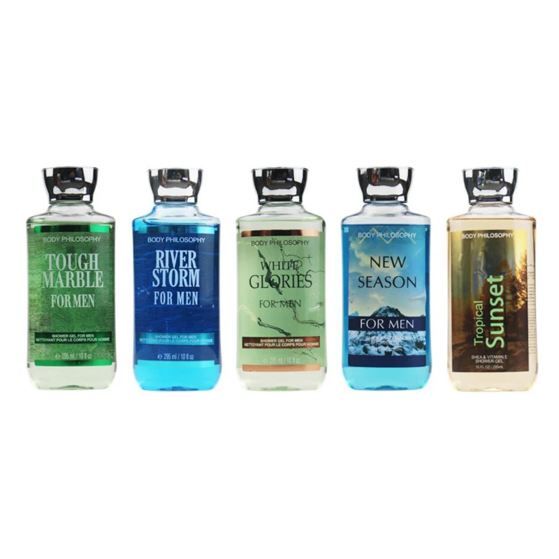 Оптовая продажа фирменный натуральный отбеливающий органический гель для душа мужчин 295