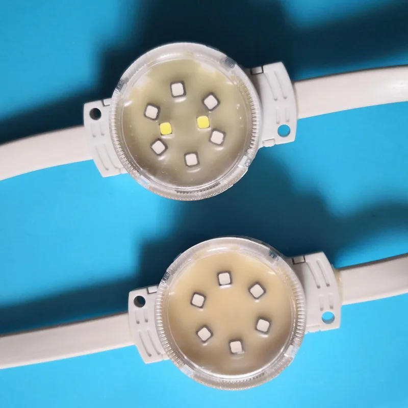 Programmable 6pcs SMD5050 dmx or IIC control RGB LED module pixel light video lights dmx