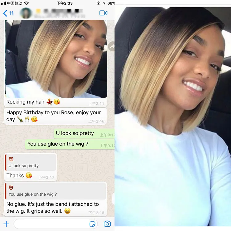 Qingdao Hair Factory Wholesale 3/4 Ombre Lace wig,613/Grey Ombre Color Lace Front Wig Human Hair,Blonde Ombre Human Hair Bob Wig