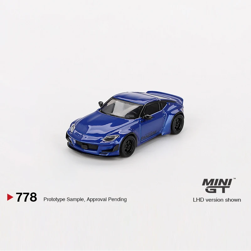 Модель 1/64 мини-GT из сплава модель автомобиля Nissan Z Pandem Сейран для подарка и коллекции Zhengfeng