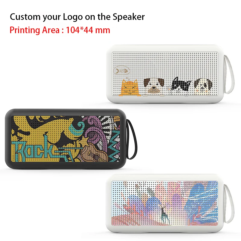 2021 New Portable Speaker Wireless Column Mini Speaker Handsfree BT5.0 Outdoor Column Sound box with TF Card FM