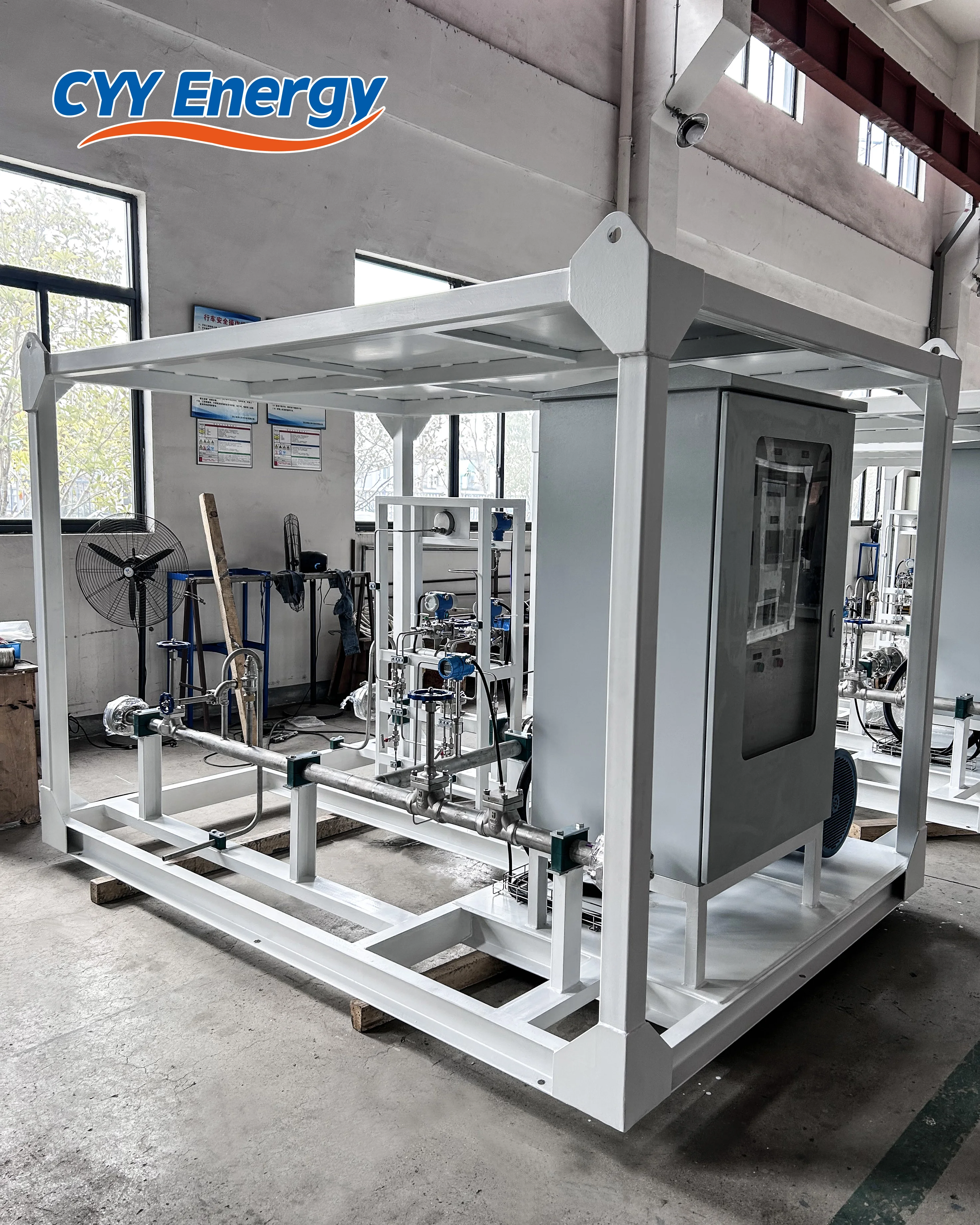 Skid mounted High Pressure Cryogenic liquid Pump Skid