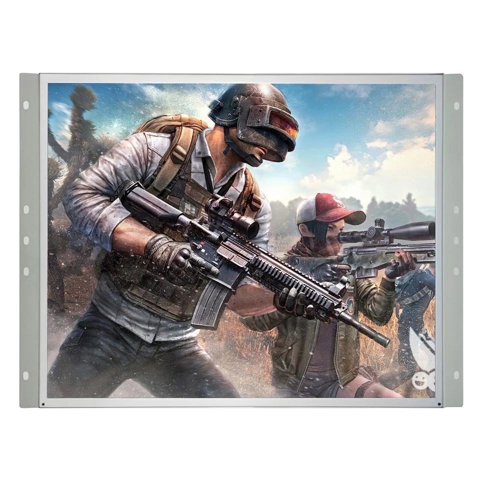 19-Inch 4:3 Arcade Console LED Light Monitor VESA Mounting VGA Input TFT Interface 1920x1080 Resolution 60Hz Gaming