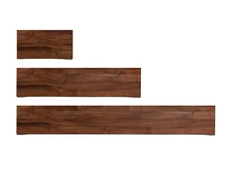 New design multifunction Wall hanging wood Storage Shelf with hooks