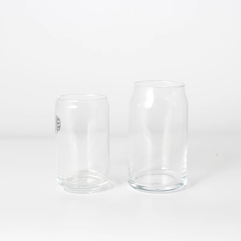 12oz 16oz Wholesale 12oz 16oz Cola Glass Cup Beer Can Cup Glass 600ml