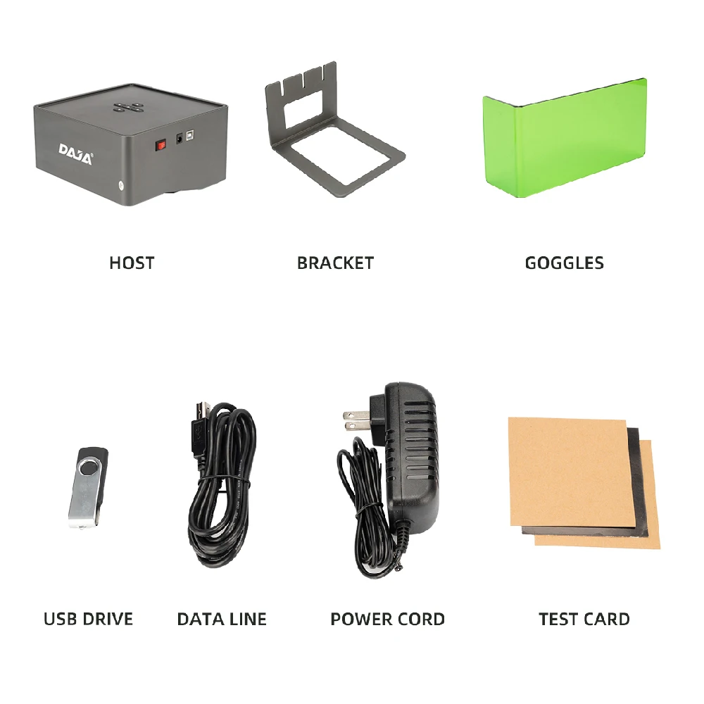 Лазерный гравер DAJA с ЧПУ DIY DJ6 лазерный гравировальный станок 3000 МВт быстрый мини-принтер для логотипа и маркировки резак деревообработки дерева