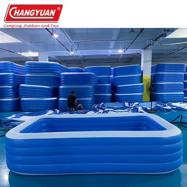 Factory direct sales installation free foldable thickened durable water entertainment inflatable swimming pool