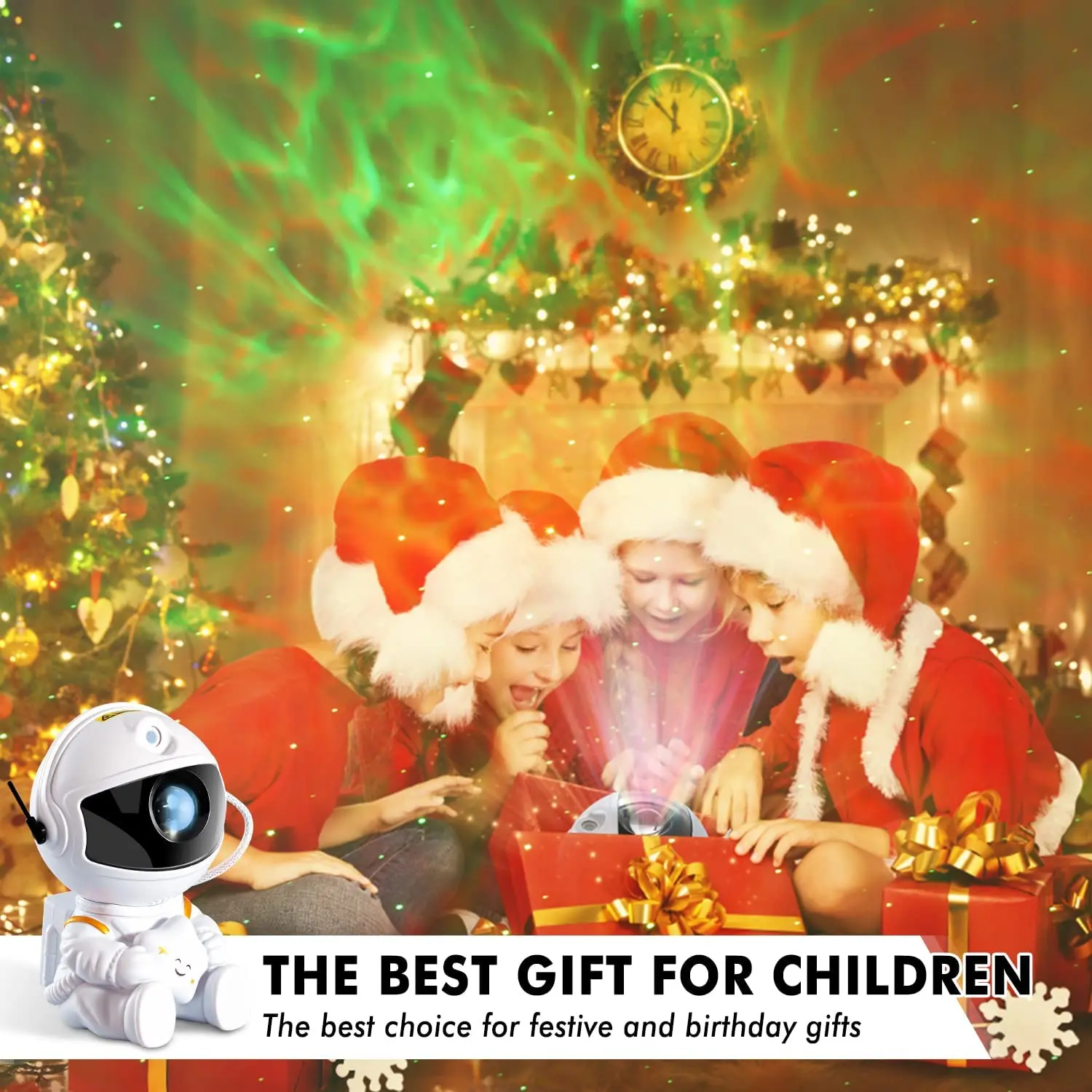 New Astronaut Projector Lamp Star Starry Sky Laser Nebula Night Light Projector Kids Spaceman Led Projection Light