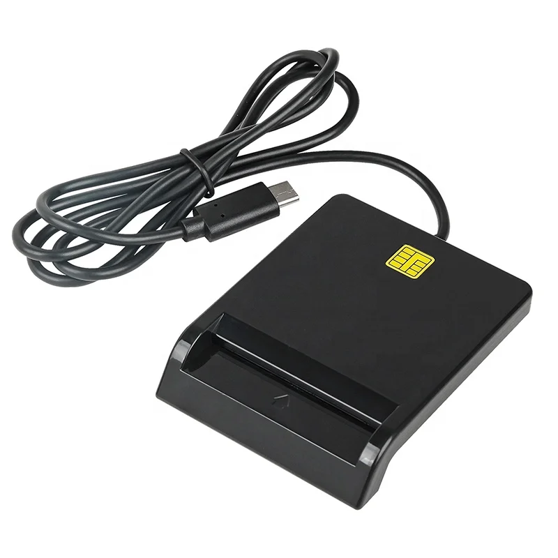 Type C/USB C Common Access CAC Smart Card Reader