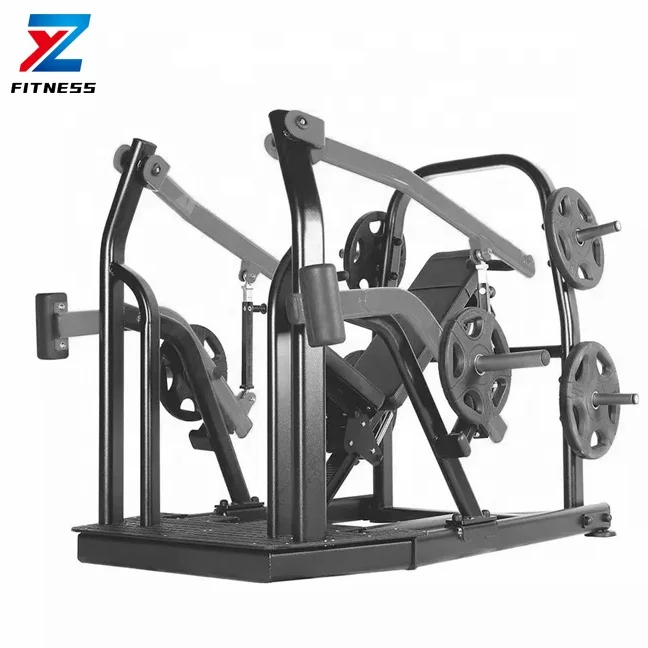 zyfitness High Quality Black Load Test Price Fitness Equipment Plate Loaded Converging Chest Press