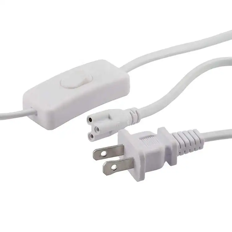 US power cord with rotary switch E12 salt lamp