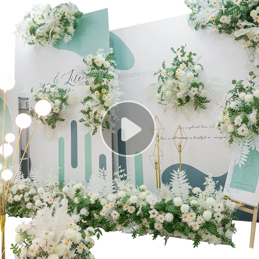 Hot Selling Decorative Crafts Silk Flowers Arrangements Plant Yeah Plants Table Pink Artificial Flower Head