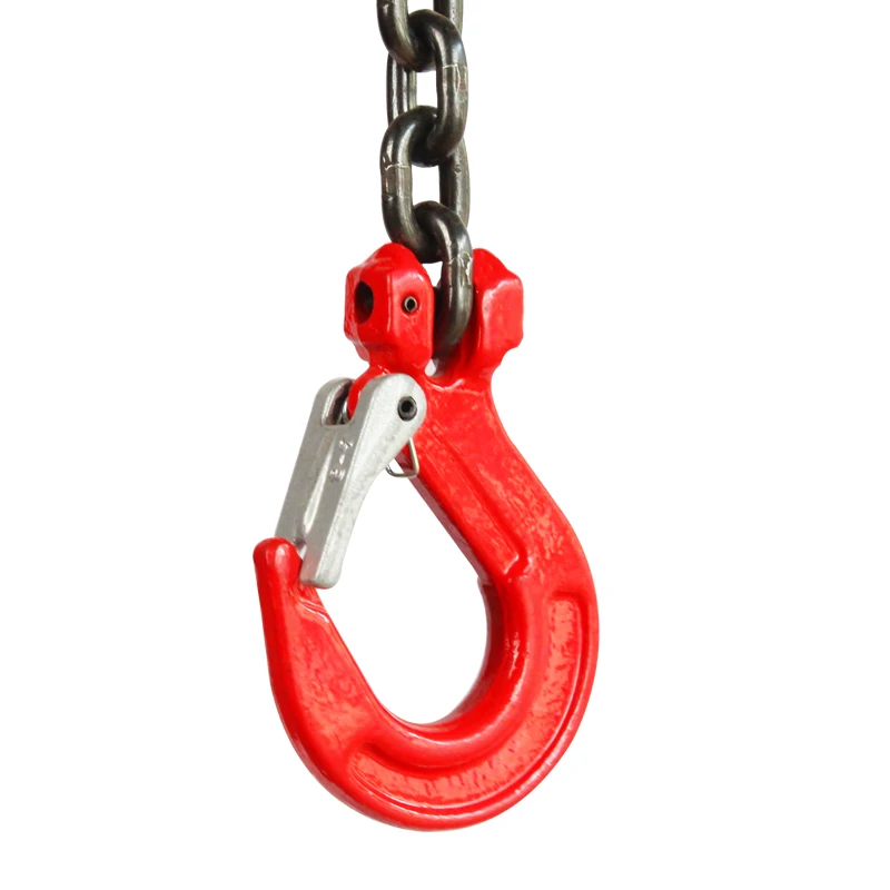 Factory Price Durable Red Painted Alloy Steel Clevis Slip Hook G80 Clevis Sling Hook