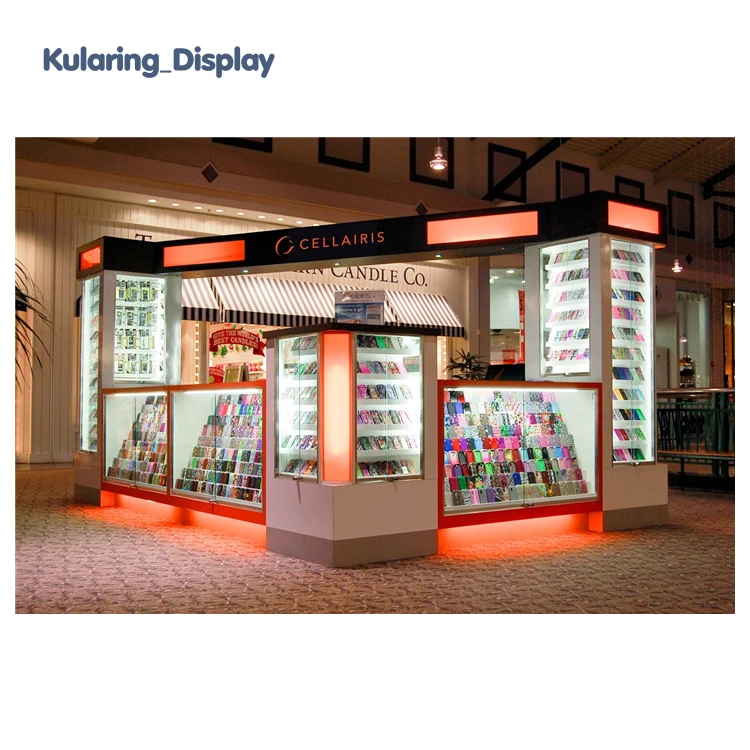 Mobile Phone Shop Display Fixture Display Showcase Cell Phone Repair Store Displays For Shopping Mall Cellphone Repair Kiosk