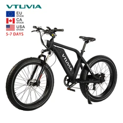 USA Eu Warehouse 250W 750w 36V 48v Lithium Battery Fat Tire Electric Mountain Bike Factory Ebike Bicycle For Adults