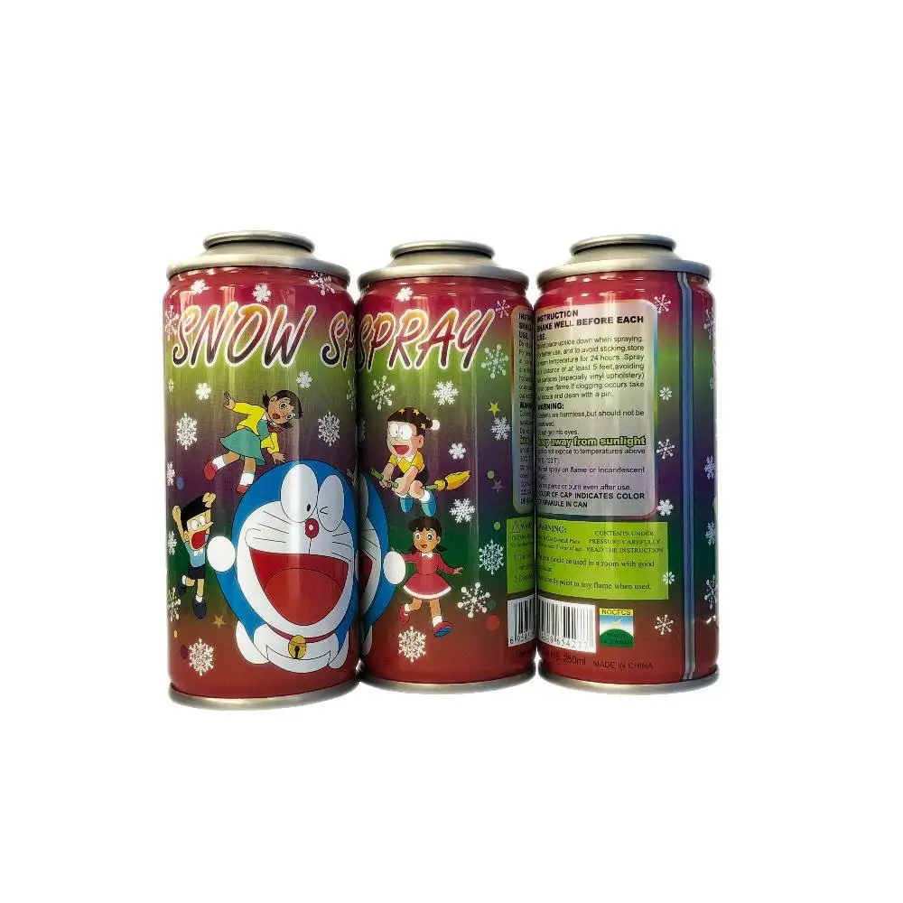 Hot Sale aerosol body spray 75ml aluminum can aluminum aerosol can line water aerosol can