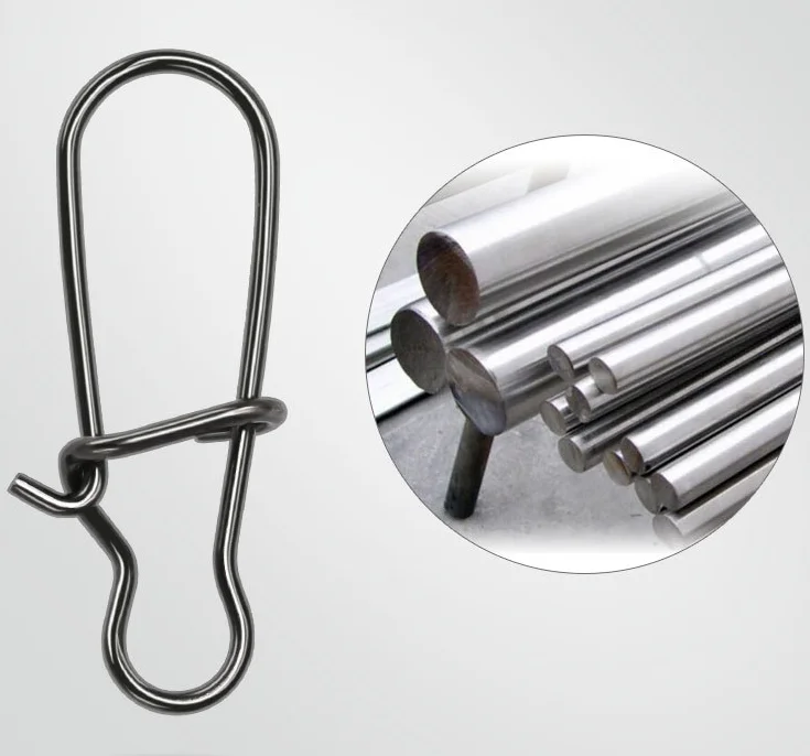 Lure enhanced pin stainless steel strong connector hook connection ring sea fishing gear small accessories fishing supplies