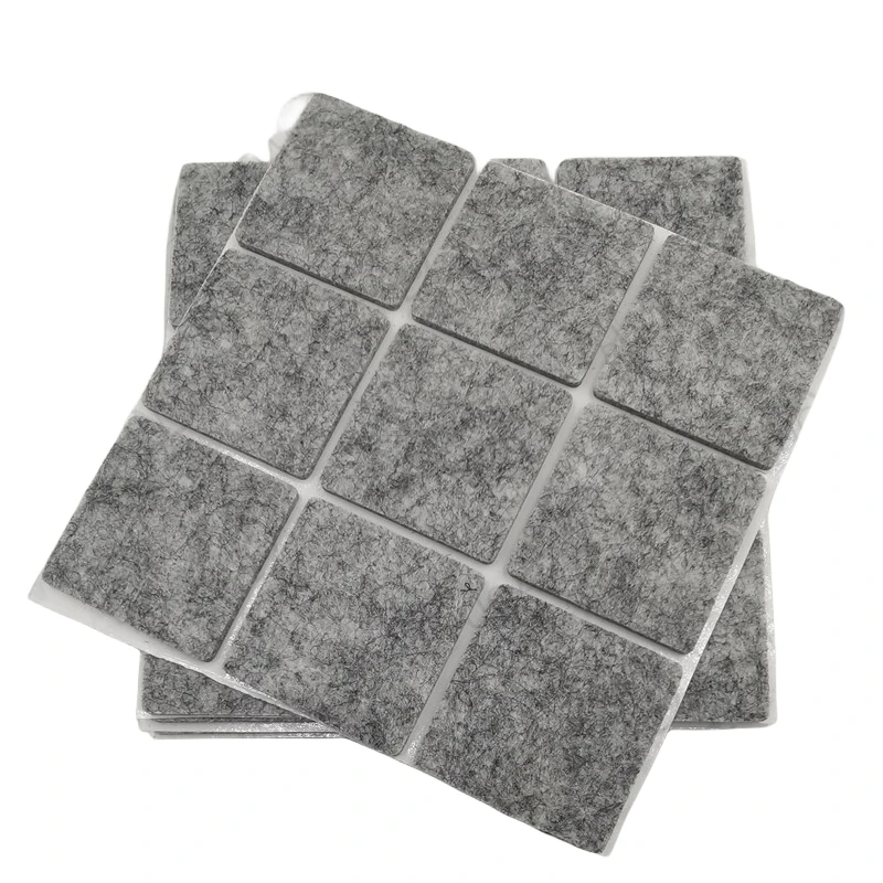 Manufacturers supply self-adhesive backing felt pads furniture tables and chairs feet non-woven feet anti-slip Furniture feet