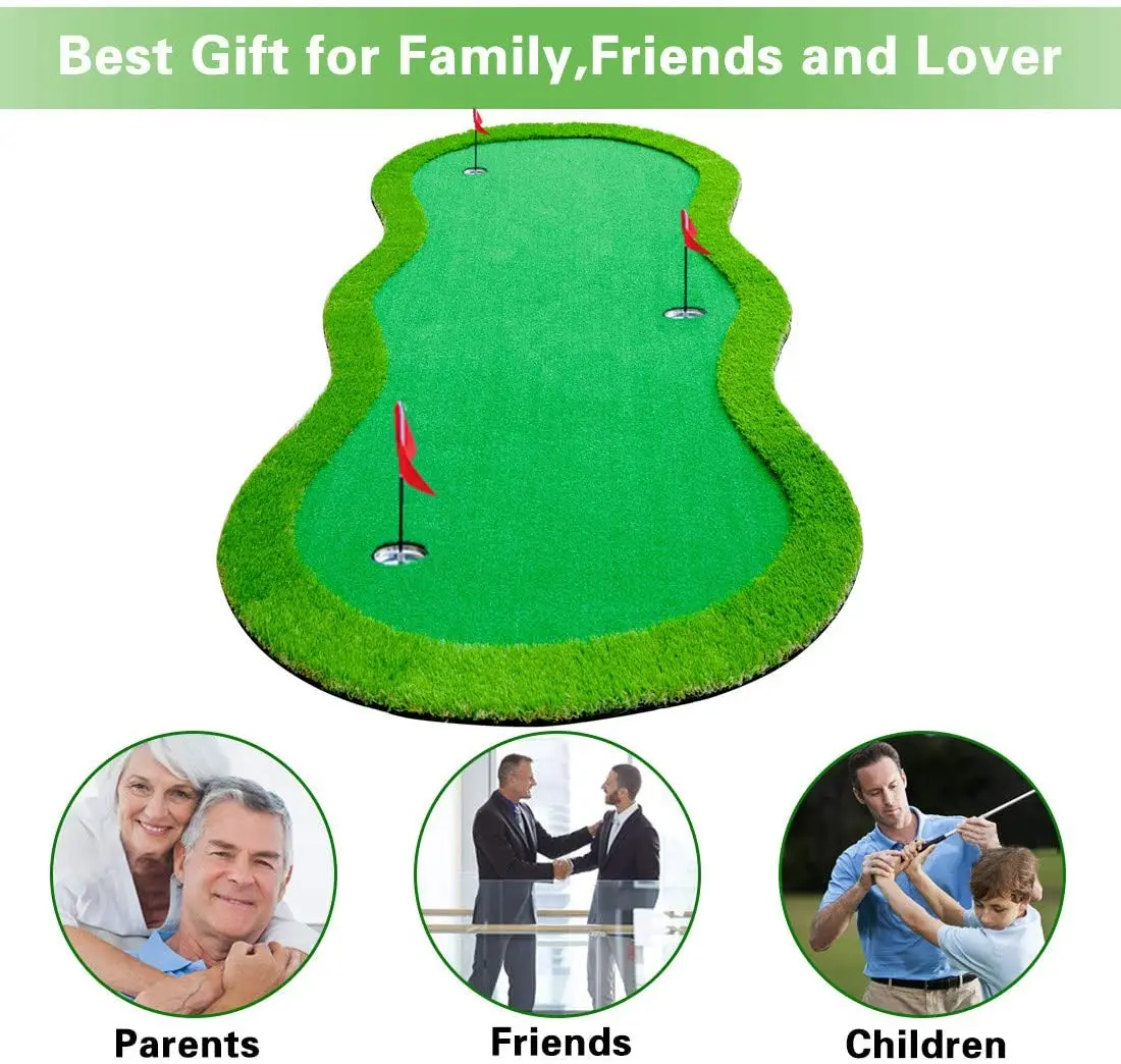 Nice Design Large Artificial Synthetic Turf Golf Putting Green Mat Putting Green Carpet Indoor Outdoor Golf Putting Green